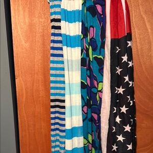 Colorful Patterned Scarves
